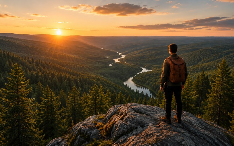 Utflykt och upptäckter i naturen